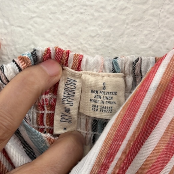 Sky&Sparrow Shorts Romper size S - Picture 6 of 6